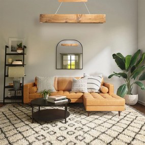 Lustra lemn stejar Rise - rustic - 80x13x15