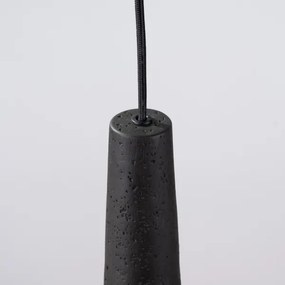 Lustră pe cablu Sollux SL.1355 ELECTRA 1xGU10/10W/230V beton/negru