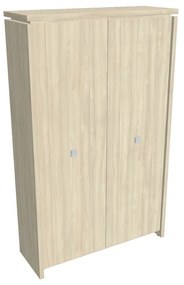 Dulap înalt pentru haine Verno 128 x 46 x 210 cm, salcâm