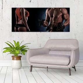 Tablou - Fitness (120x50 cm)
