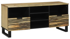 vidaXL Dulap TV , 100x33.5x46 cm, din lemn solid de mango