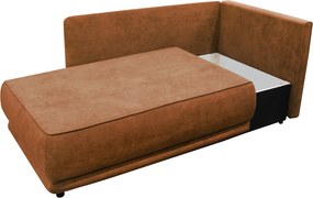 Canapea extensibilă, teracotă, pe dreapta, LIAMI