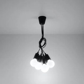 Lustră pe cablu DIEGO 5xE27/60W/230V
