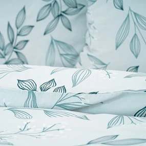 Lenjerie de pat din bumbac 4Home Frosty Leaves ,140 x 200 cm, 70 x 90 cm, 140 x 200 cm, 70 x 90 cm