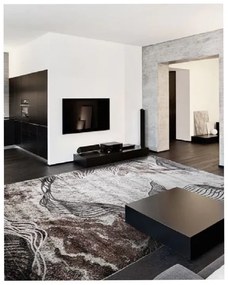 Covor Phoenix design abstract maro-bej 5034-744 Selectează mărime: 100 X 200