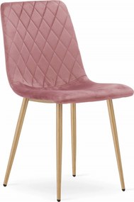 Scaun bucatarie TURIN din catifea roz