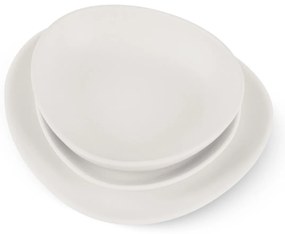 Set farfurii ovale 18 piese Sahara Berlinger Haus BH 10020, crem, moderne