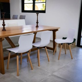 Scaun Duo wood Carrara 50,3 x 46,3 x 80,9 cm