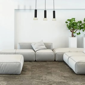 Lustră pe cablu DANTE 3xGU10/25W/230V negru/aurie