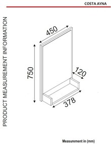 Oglindă Costa Black
