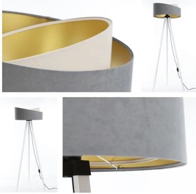 Lampadar GALAXY 1xE27/60W/230V gri/alb