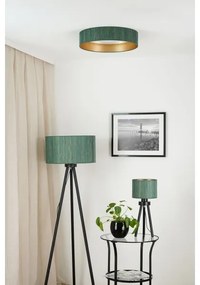 Brilagi - Plafonieră LED BOSTON ROLLER 24W/230V, Ø 45 cm, verde/auriu