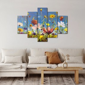 Tablou cu luncă înflorită (150x105 cm)