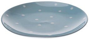 Farfurie ceramică Dakls Dottie, ø 25 cm, albastru deschis