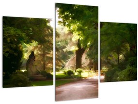 Tablou cu parc (90x60 cm)