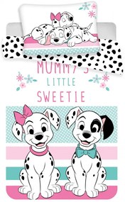 Disney 101 Dalmațieni set de lenjerie pentru copii 100×135cm, 40×60 cm