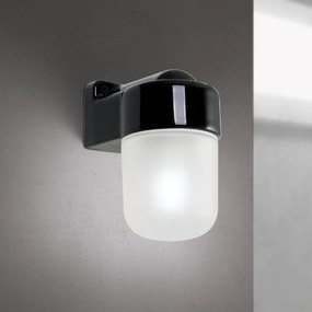 Aplica de perete design minimalist din ceramica neagra OSTIA