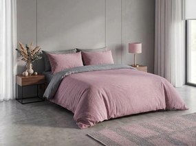 Lenjerie de pat din bumbac VELORIA roz Dimensiune lenjerie de pat: 70 x 80 cm | 140 x 200 cm