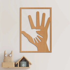 DUBLEZ | Decorațiune din lemn pentru casă - Atingerea familiei