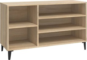 vidaXL Pantofar, stejar sonoma, 102x36x60 cm, lemn prelucrat