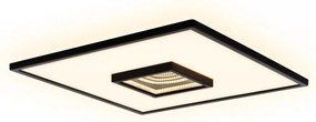 Briloner 3848015 - Plafonieră LED TORO, 18W, 230V, 42x42 cm, negru