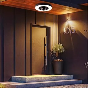 Cameră LED inteligentă de supraveghere cu iluminare Immax NEO 07792L RING 22W/230V Wi-Fi Tuya