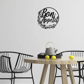 Decorațiune de perete din metal Bon Appetit – Wallity