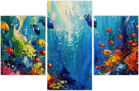 Tablou - Pictura lumii subacvatice (90x60 cm)