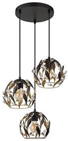 Lustră pe cablu Globo 15759-3HR MIKA 3xE27/40W/230V d. 41 cm