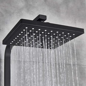 Baterie duș, design rafinat și finisaj elegant – Model Negru HS007 – Perfectă pentru Baia Ta Modernă