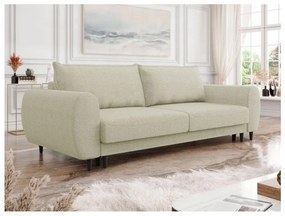 Canapea extensibilă Nosenas (Gri deschis) (cu sp. depozitare). Promo -17%. 1105581