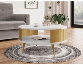 Măsuță de cafea Mezanoa Gold (auriu + Alb arctic) . 1103727