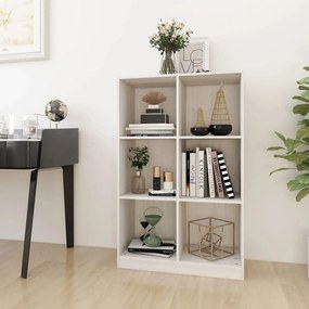 vidaXL Bibliotecă, alb, 70x33x110 cm, lemn masiv de pin