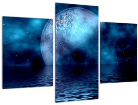 Tablou Luna deasupra mării (90x60 cm)