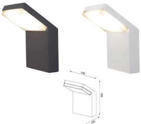 Aplica LED iluminat exterior modern IP65 ALPINE alba