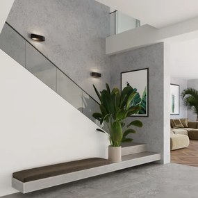 Sollux SL.1189 - Aplica de perete TONI 1xG9/8W/230V negru