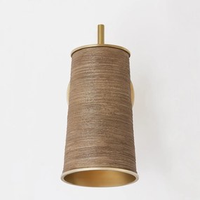 Aplica de perete LUX, Metal, Rattan, Delran