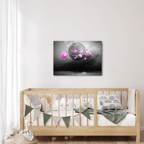 Tabloul cu bile roz (70x50 cm)