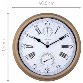 Ceas de perete ø 40,5 cm pentru exterior Hyacinth – NeXtime