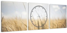 Tablou cu grâne (cu ceas) (90x30 cm)