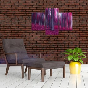 Tablou - Pădurea roz (90x60 cm)