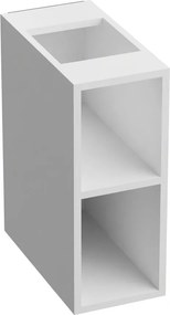 Dulap coloana mediu suspendat Asger 1 raft 20 cm alb lucios