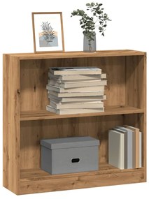 vidaXL Bibliotecă, stejar artizanal, 80x24x76 cm, lemn prelucrat