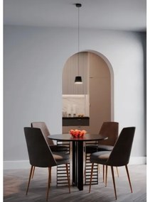 Redo 01-1496 - Lustră LED pe cablu LOLLI LED/6W/230V, Ø 14 cm, negru