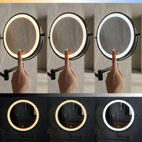 Oglindă LED Glow Black