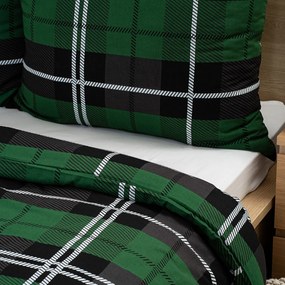 Lenjerie de pat din bumbac 4Home Green Classic,140 x 200 cm, 70 x 90 cm