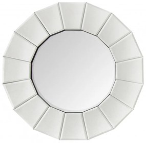 Oglinda rotunda Amun Argintiu, 4cm (L / D) x 60cm (l) x 60cm (H)