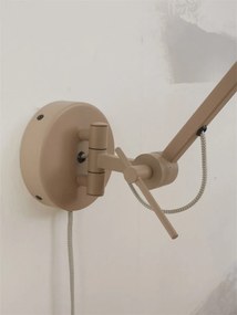 Aplica de perete din metal cu brat articulat Marseille sand