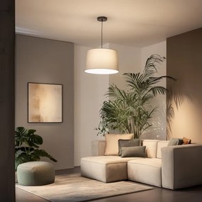 Brilagi - Lustră LED pe cablu CERIA 1xE27/40W/230V Ø 45 cm gri