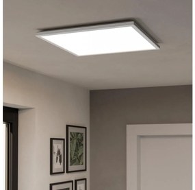 Plafonieră LED RGBW dimabilă de exterior Eglo 901476 ROVITO-Z 17W/230V 50x50cm IP44 alb